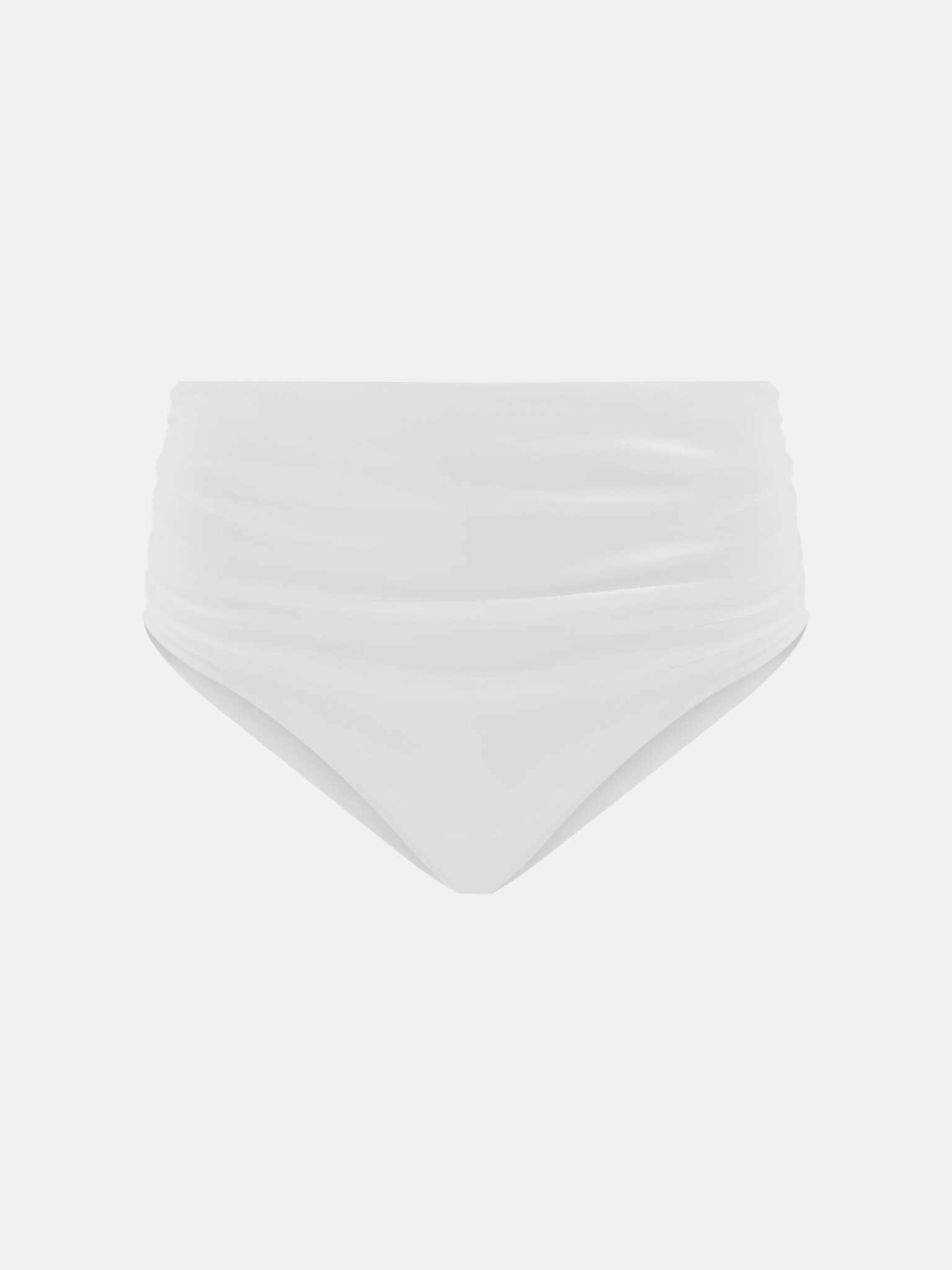 Bikini bottoms with draped waistband