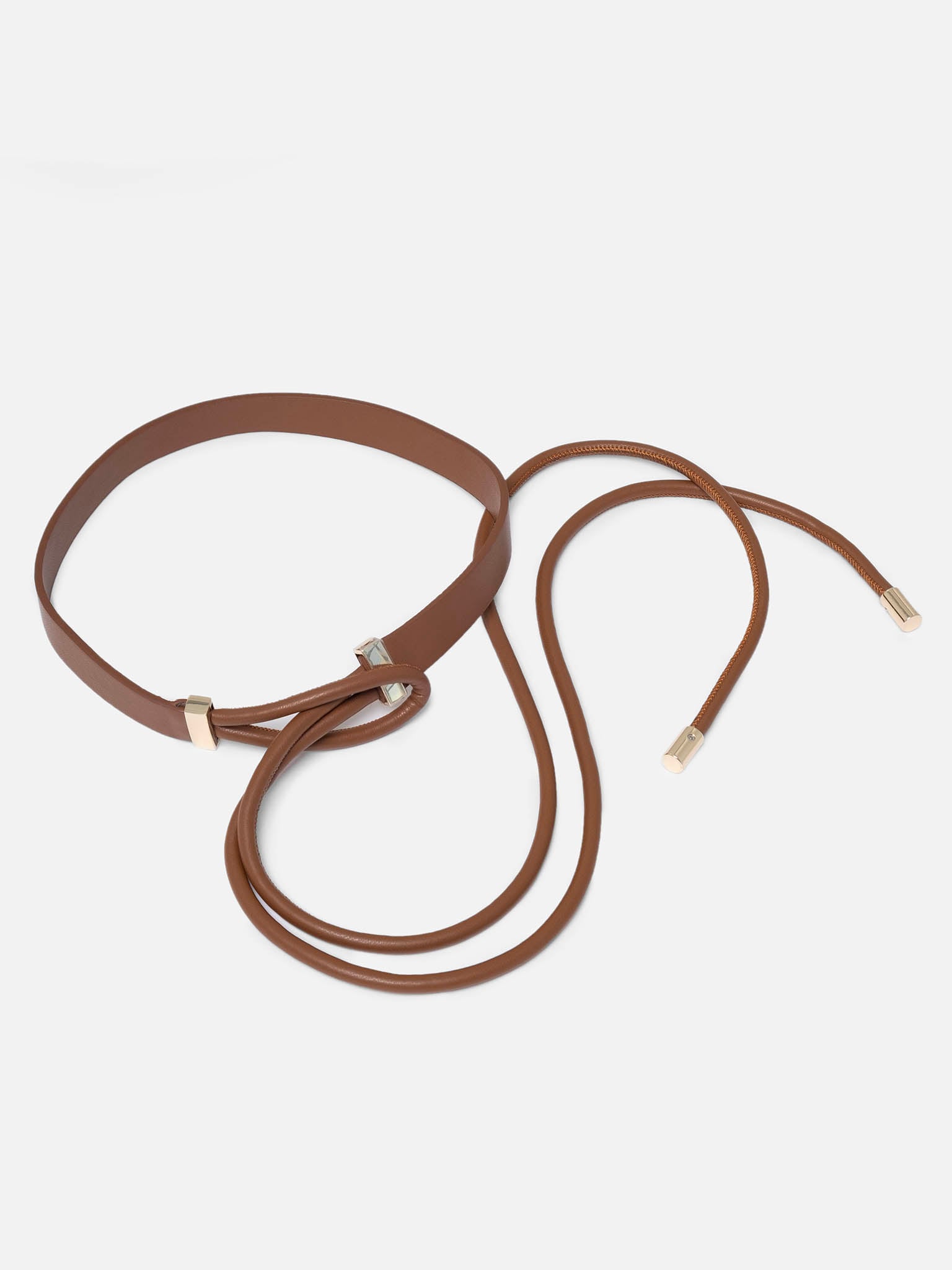 Drawstring belt with metal tips :: LICHI - Online fashion store