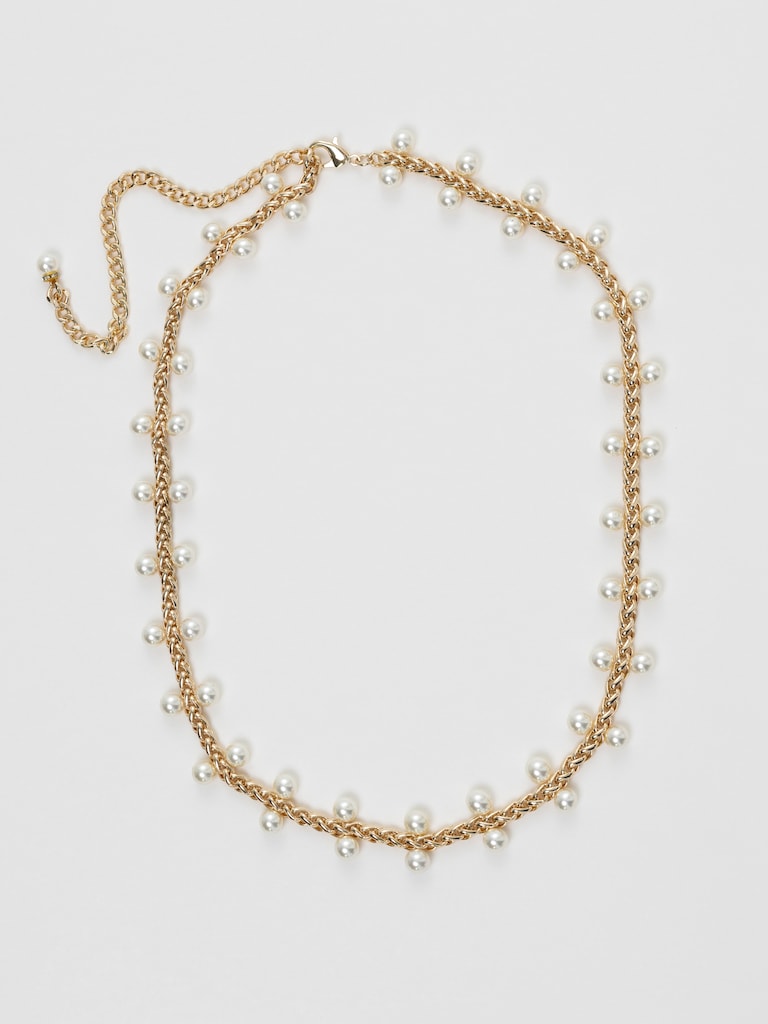 Декоративный ремень с жемчужинами