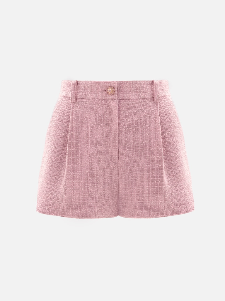 Твидовые шорты мини
