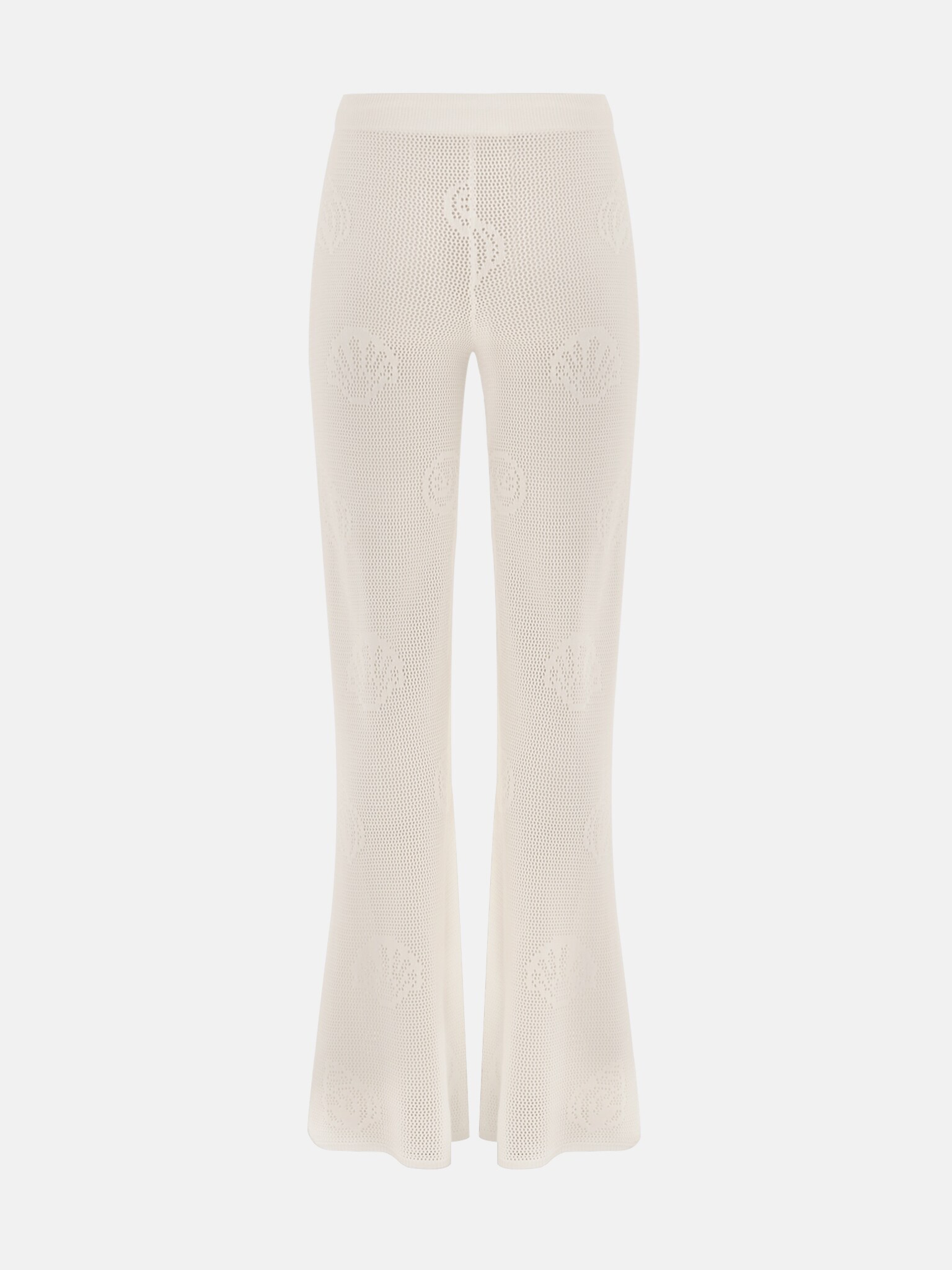 Пляжные брюки свободного кроя с морским орнаментом