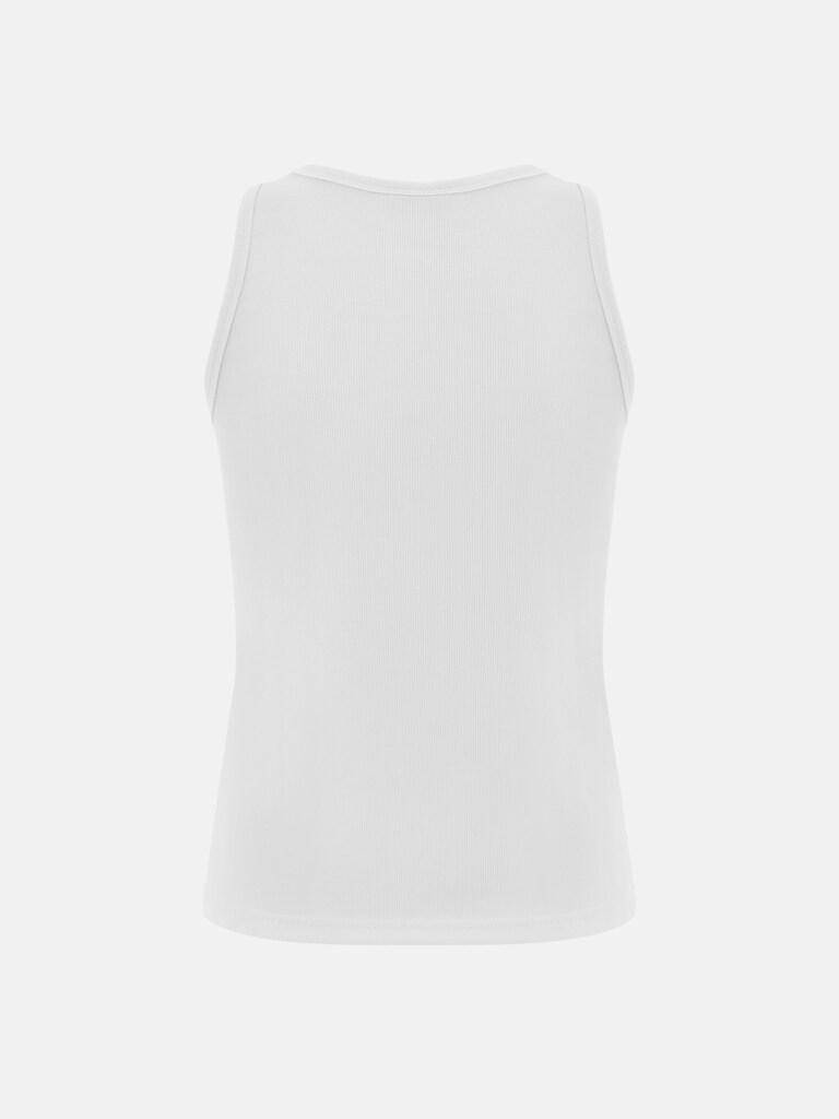 Jersey top with square detail on the chest