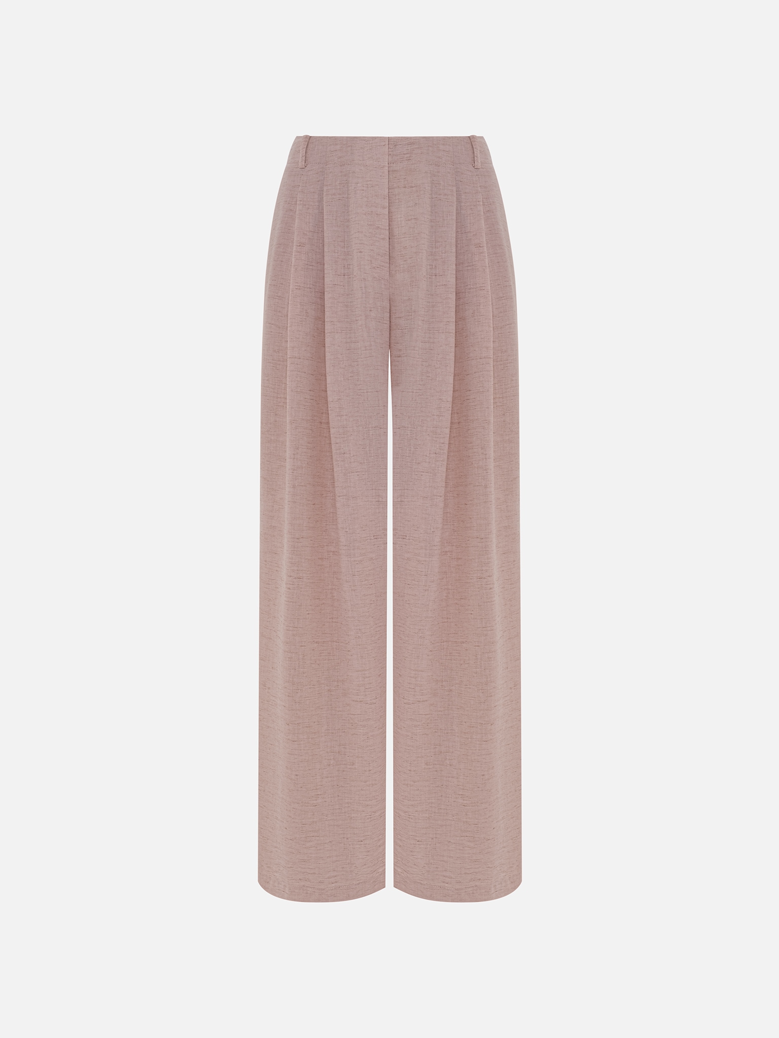 Льняные брюки палаццо