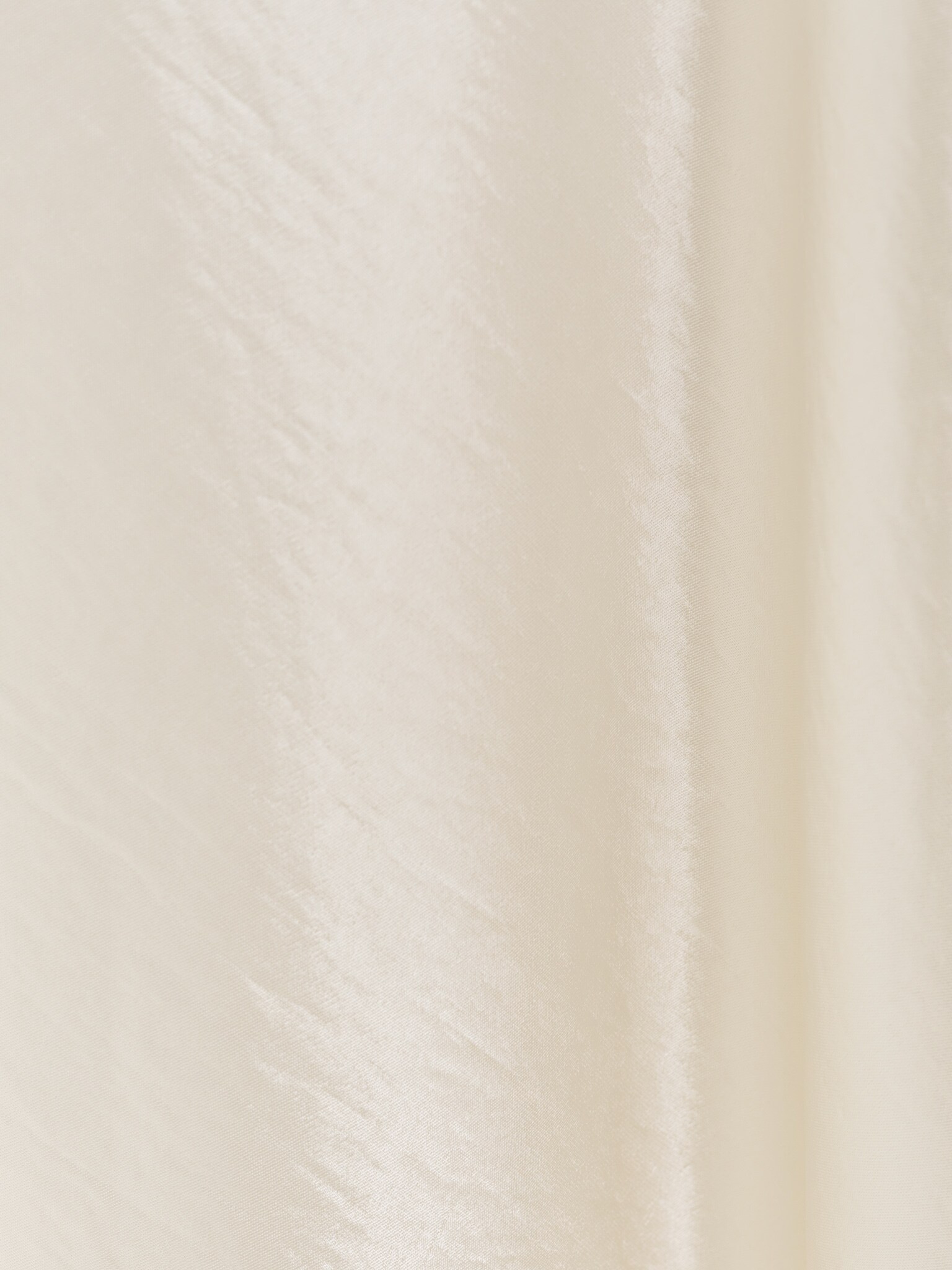 Maxi slip dress in crinkled-effect satin