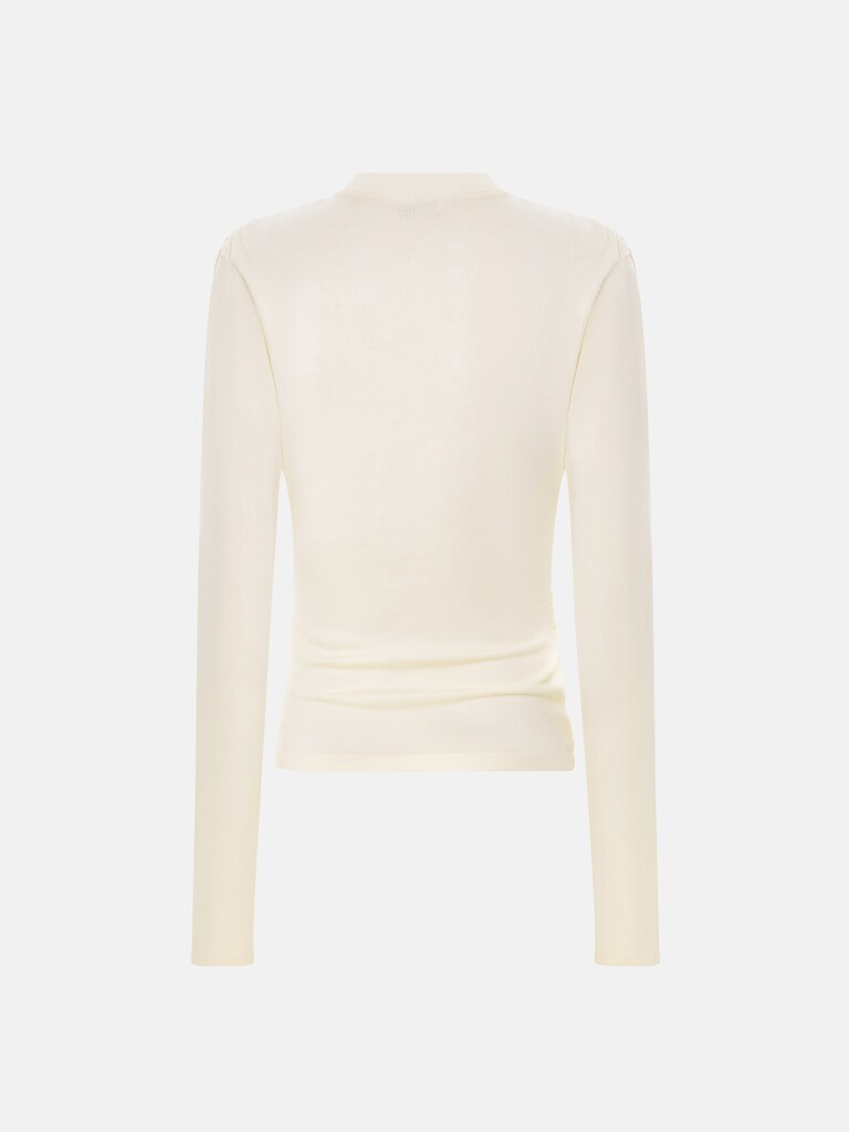 Langarmshirt mit Wickeloptik