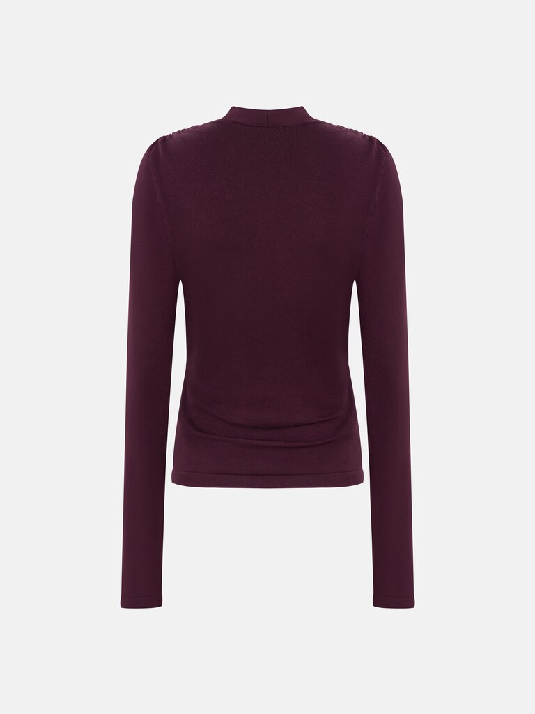 Langarmshirt mit Wickeloptik