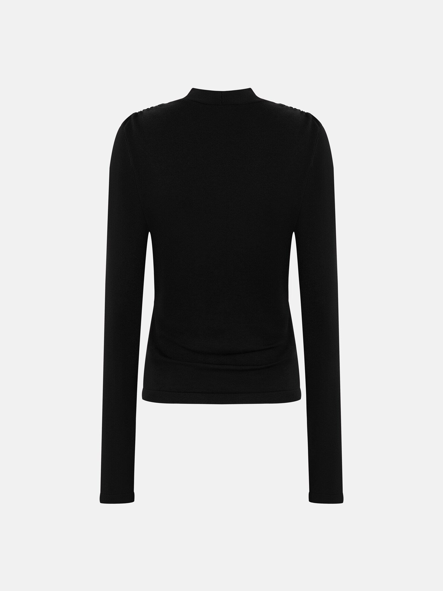 Langarmshirt mit Wickeloptik