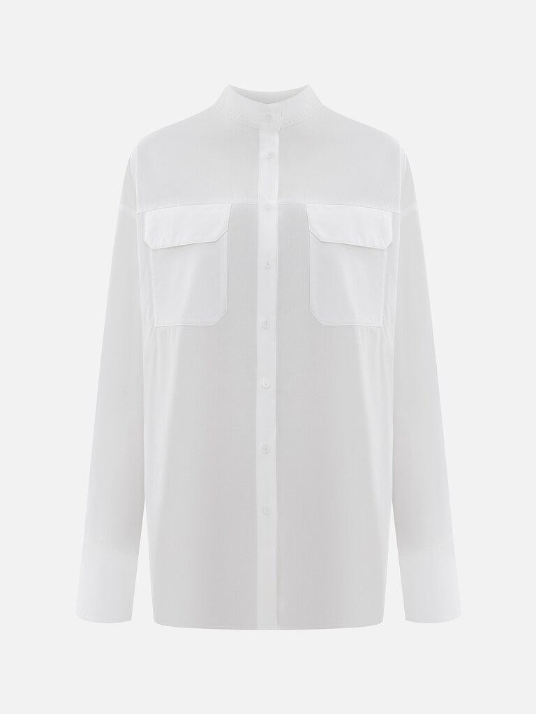 Lockeres Hemd mit großen Brusttaschen