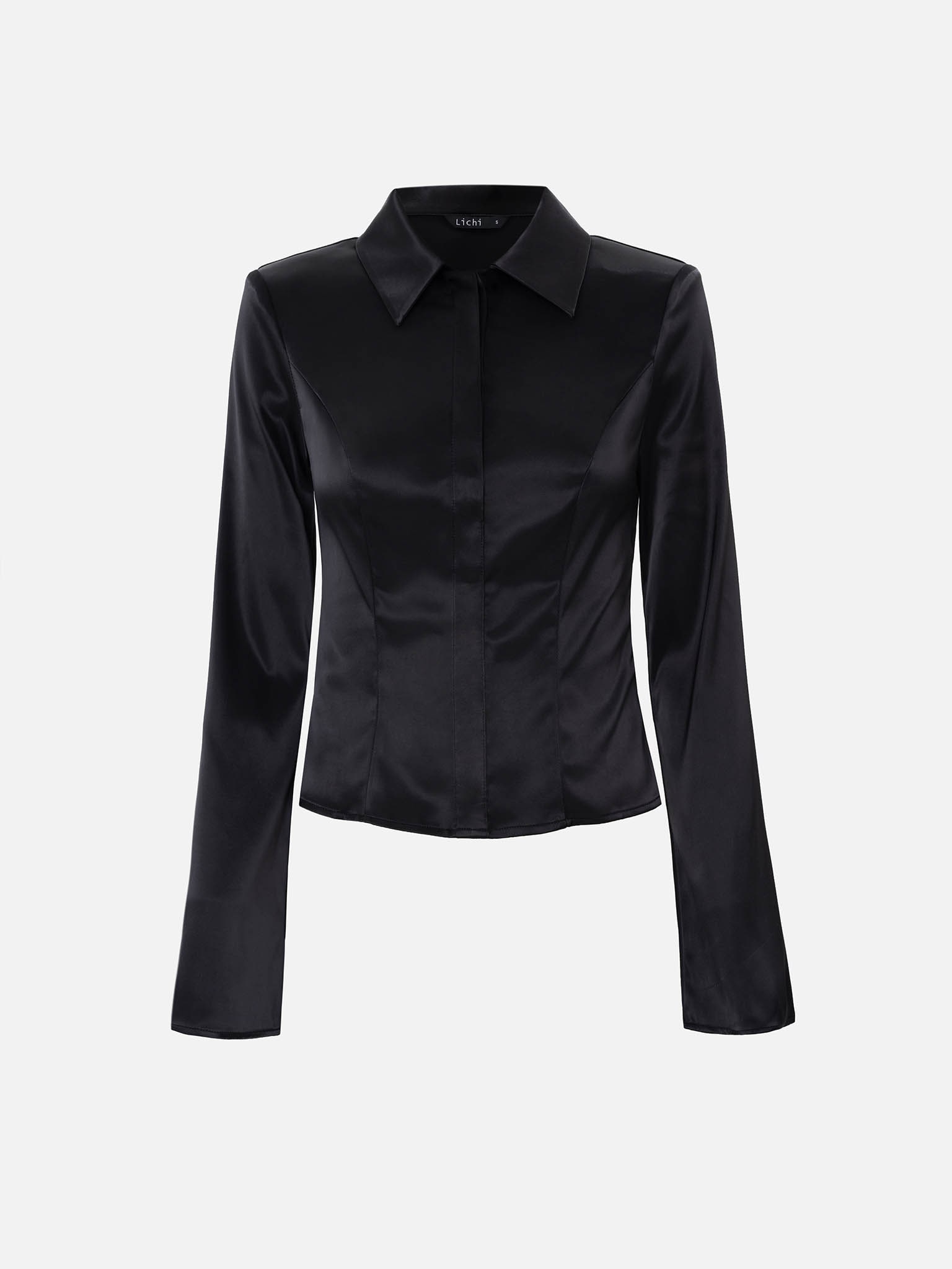 قميص ساتان ملائم