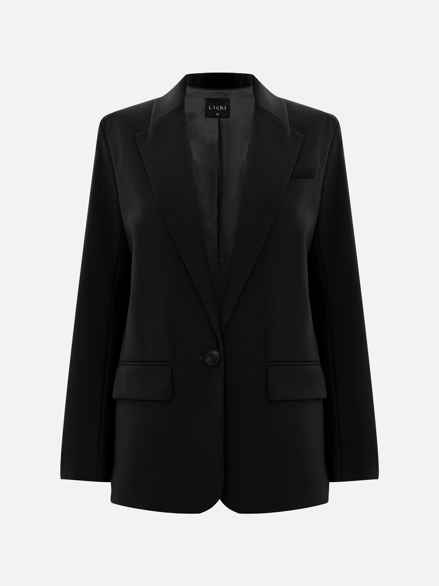 Прямой однобортный жакет