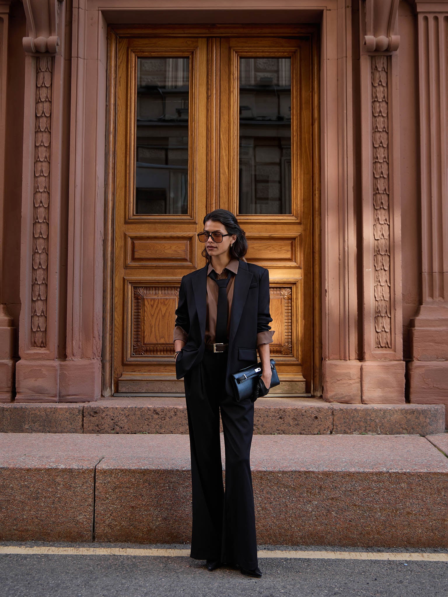 Прямой однобортный жакет