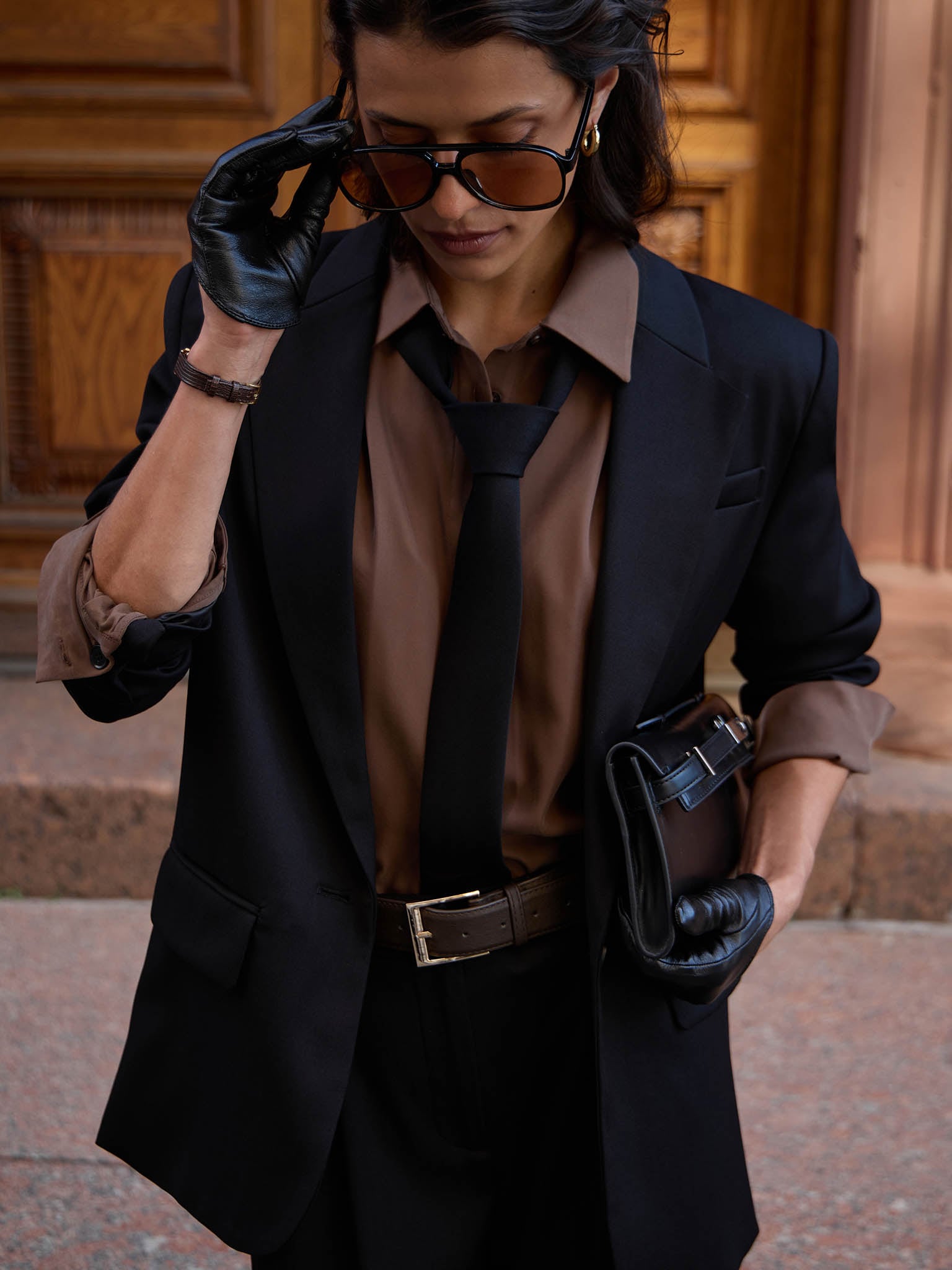 Прямой однобортный жакет