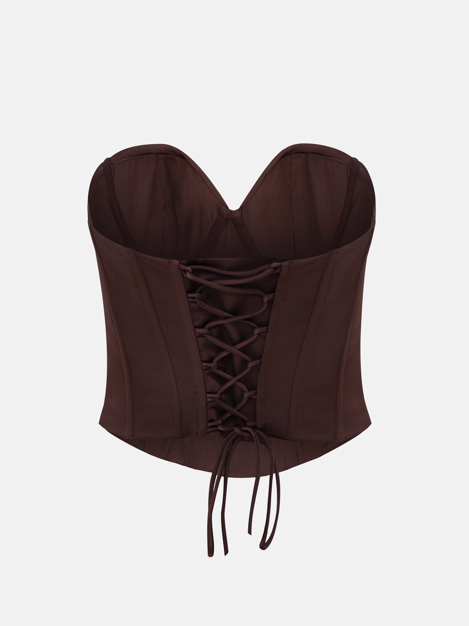 Атласный корсет