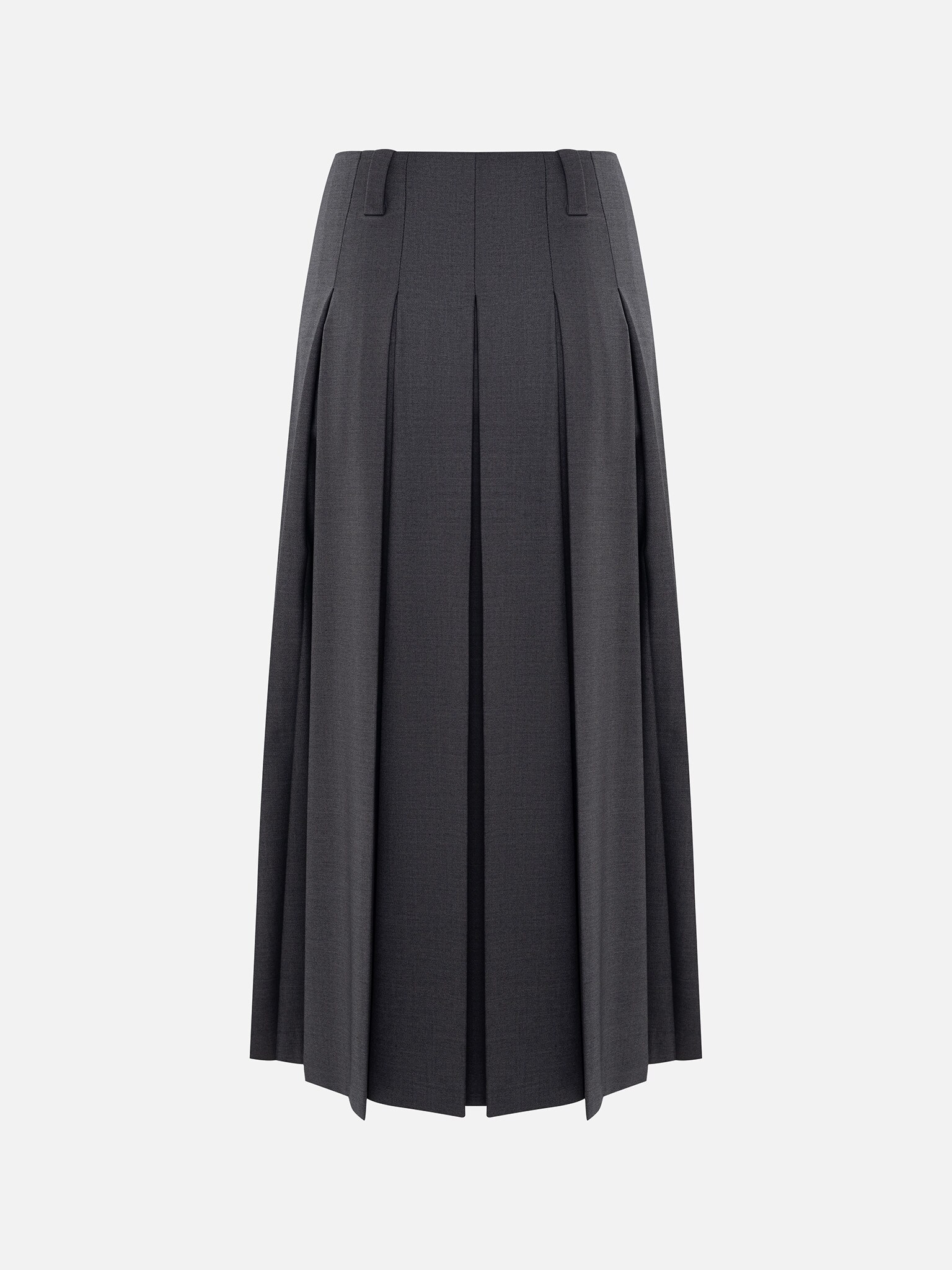 Юбка миди в складку 