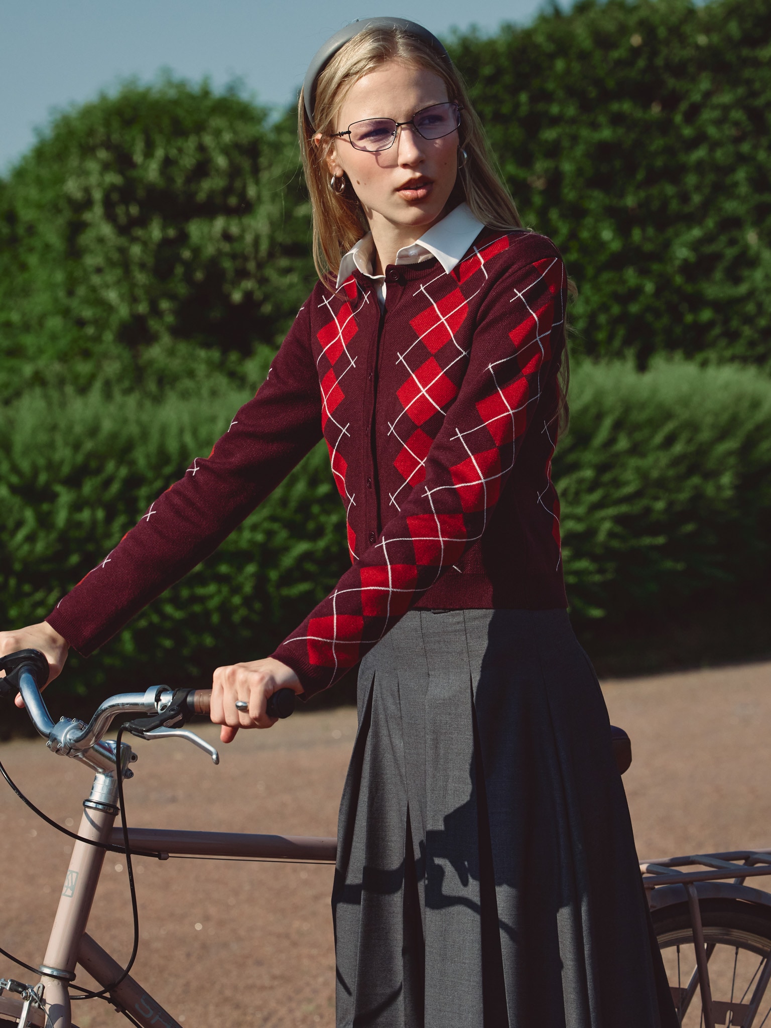 Юбка миди в складку