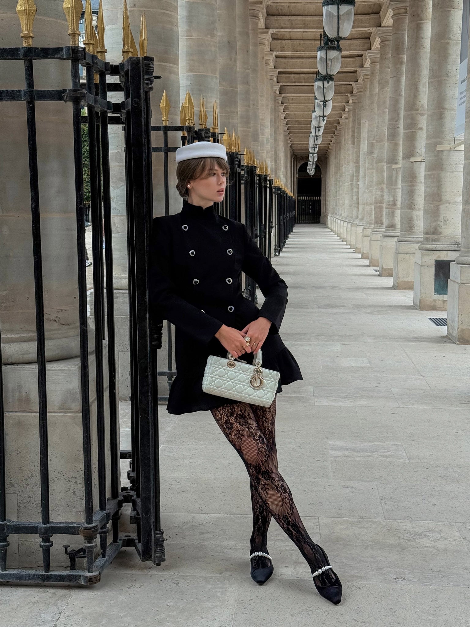 Платье-жакет мини с пуговицами в виде сердец