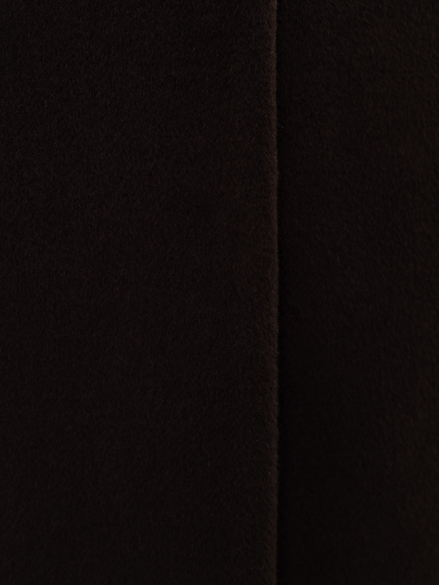 Укороченное шерстяное пальто с ремнем из экокожи