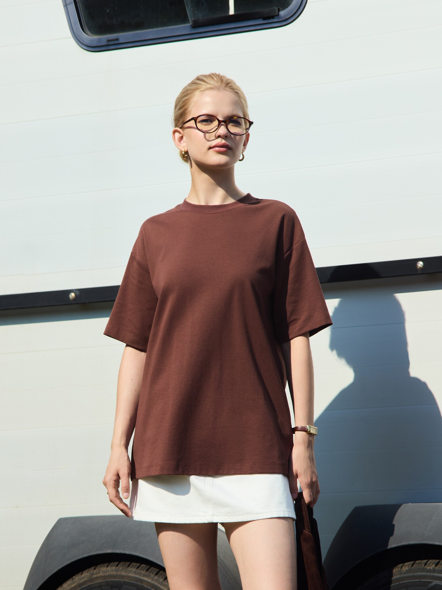 Monochrome loose fit T-shirt