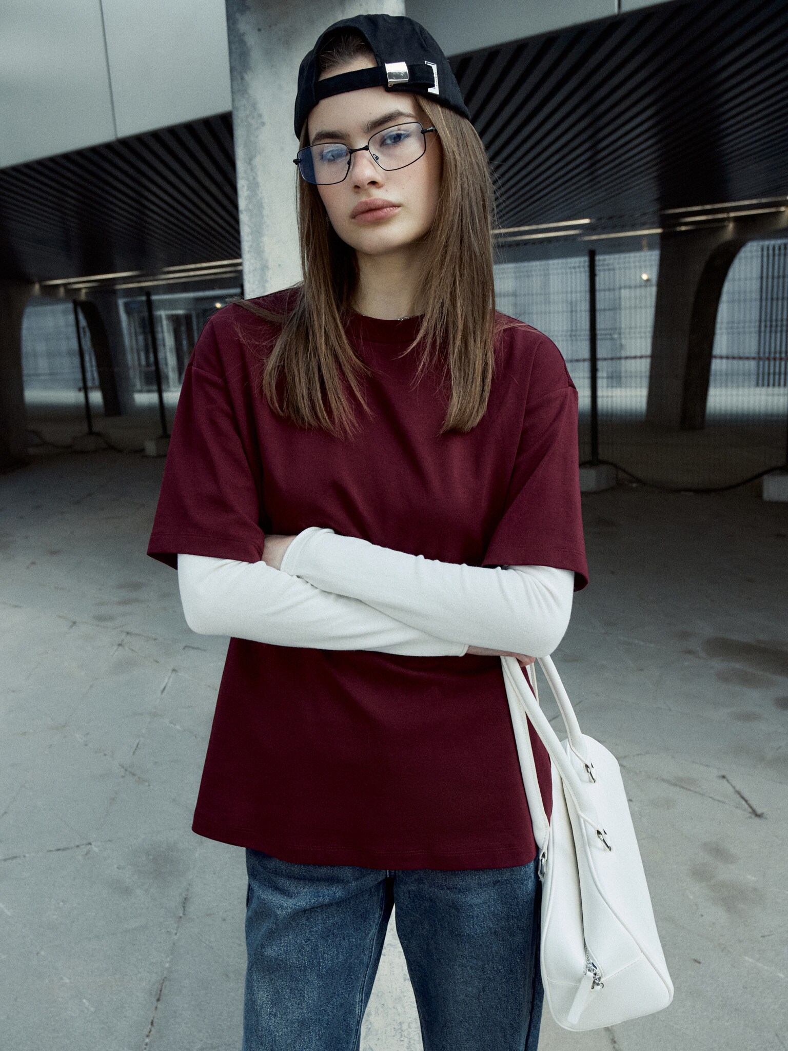 Monochrome loose fit T-shirt