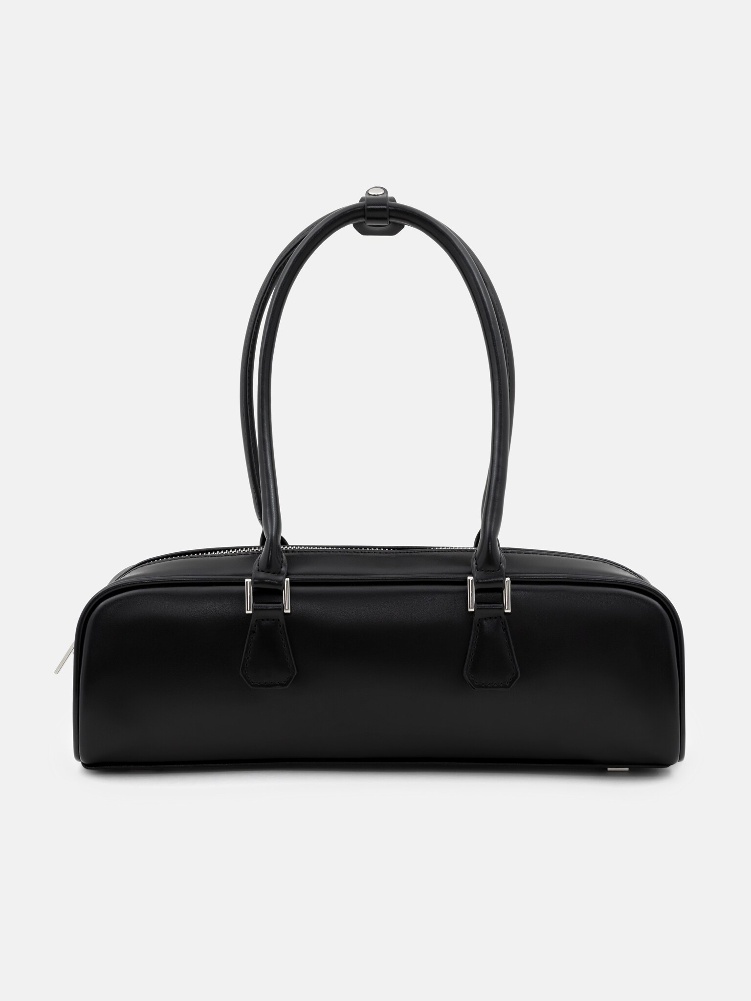 Сумка-багет с длинными ручками