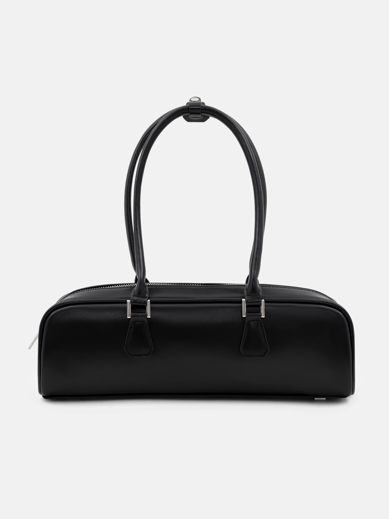 Сумка-багет с длинными ручками