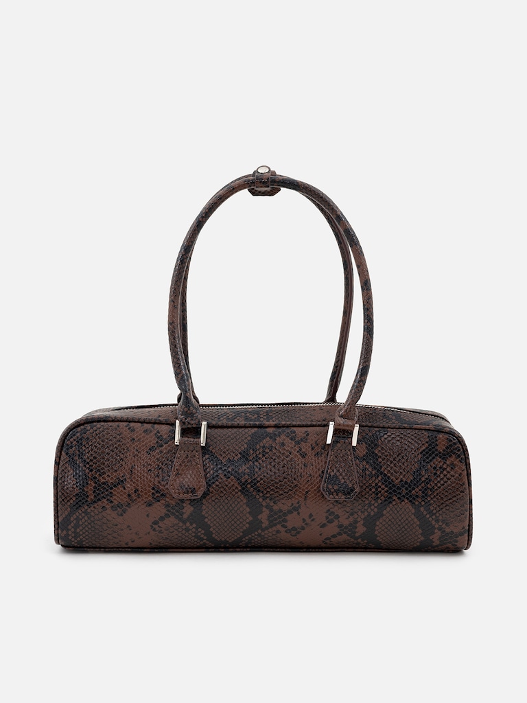 Baguette-Tasche mit langen Griffen