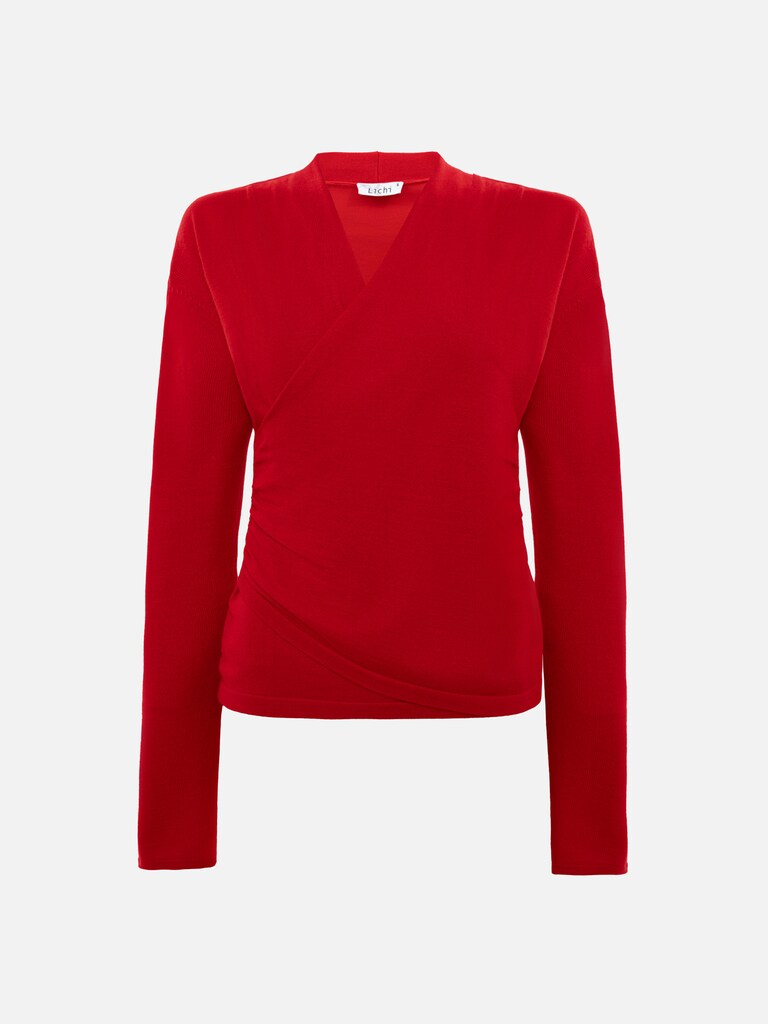 Лонгслив с имитацией запаха