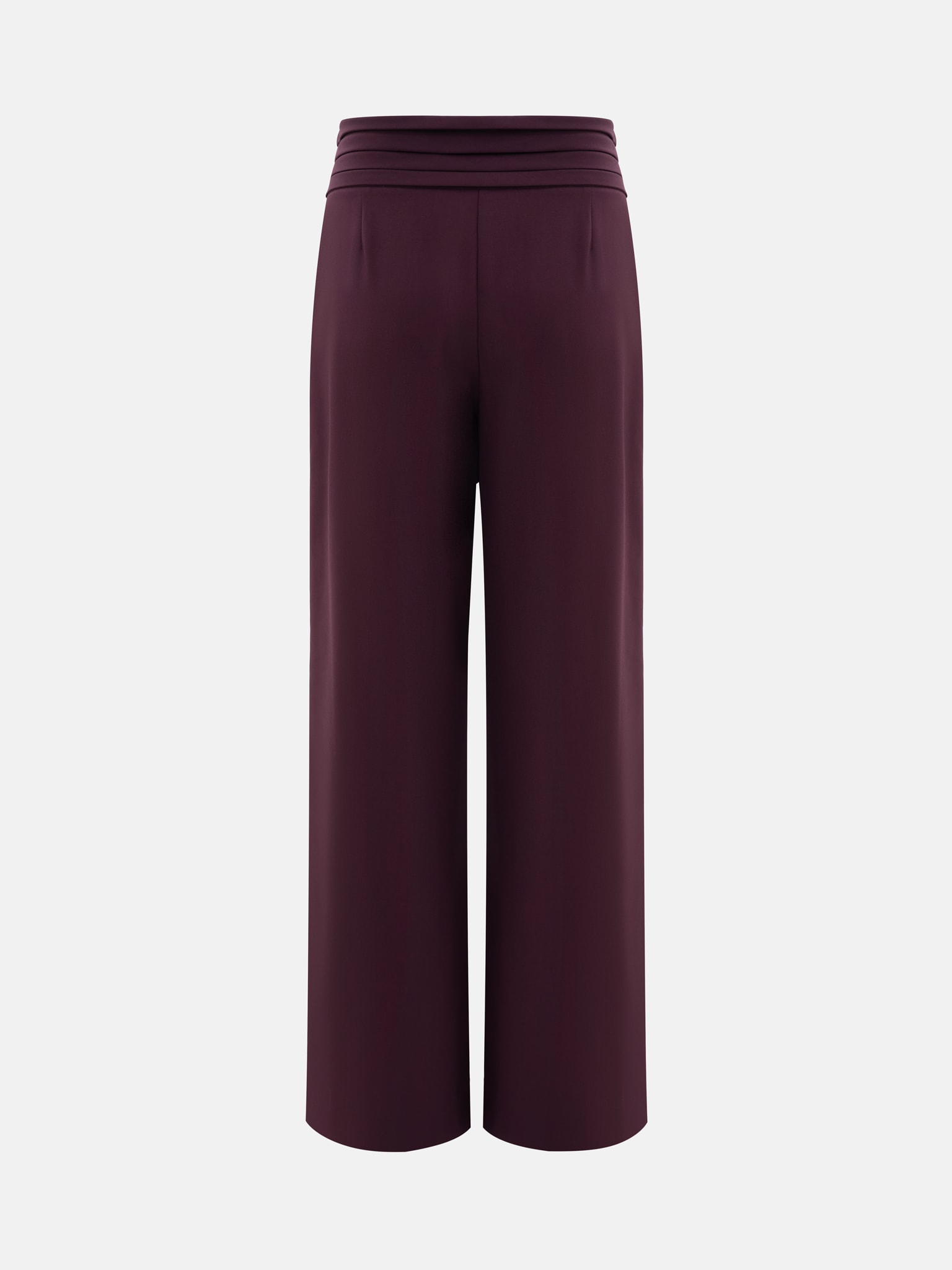 Свободные брюки с широким драпированным поясом