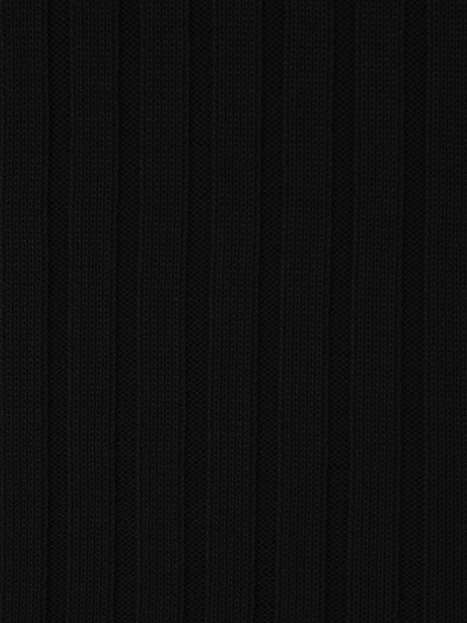 Ribbed midi dress with drop neckline