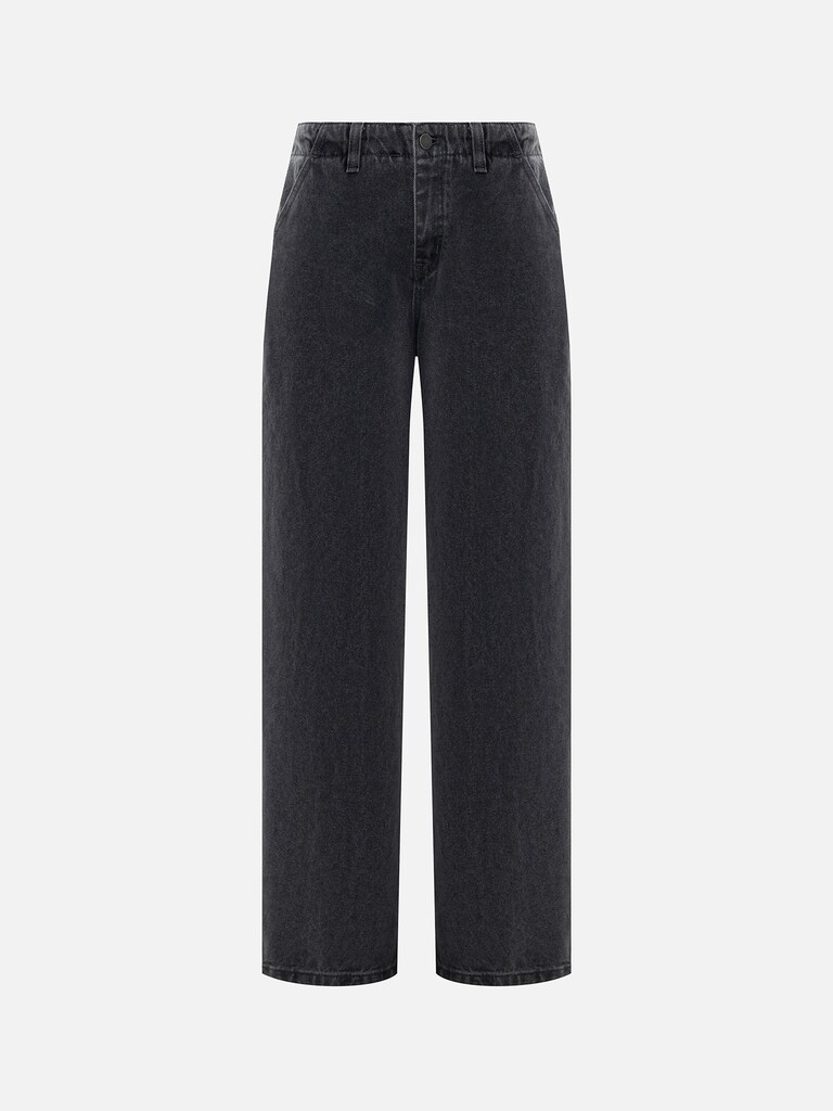 Loose mid-rise jeans