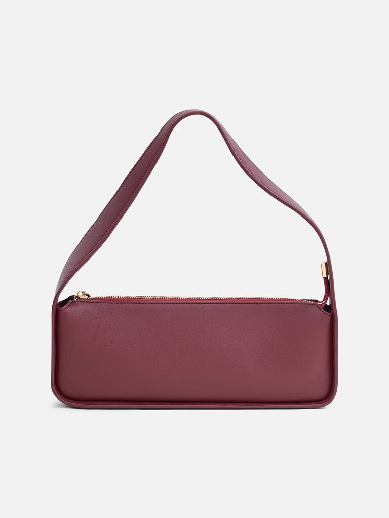 Baguette bag with wide strap