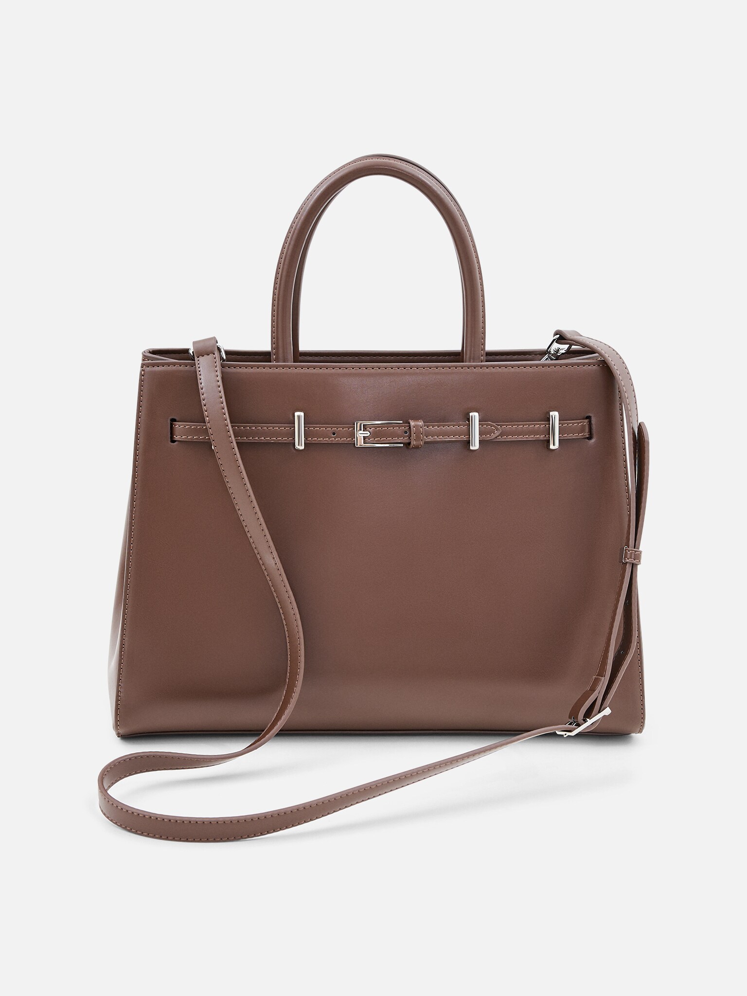 Rectangular bag with decorative strap :: LICHI - Online fashion store