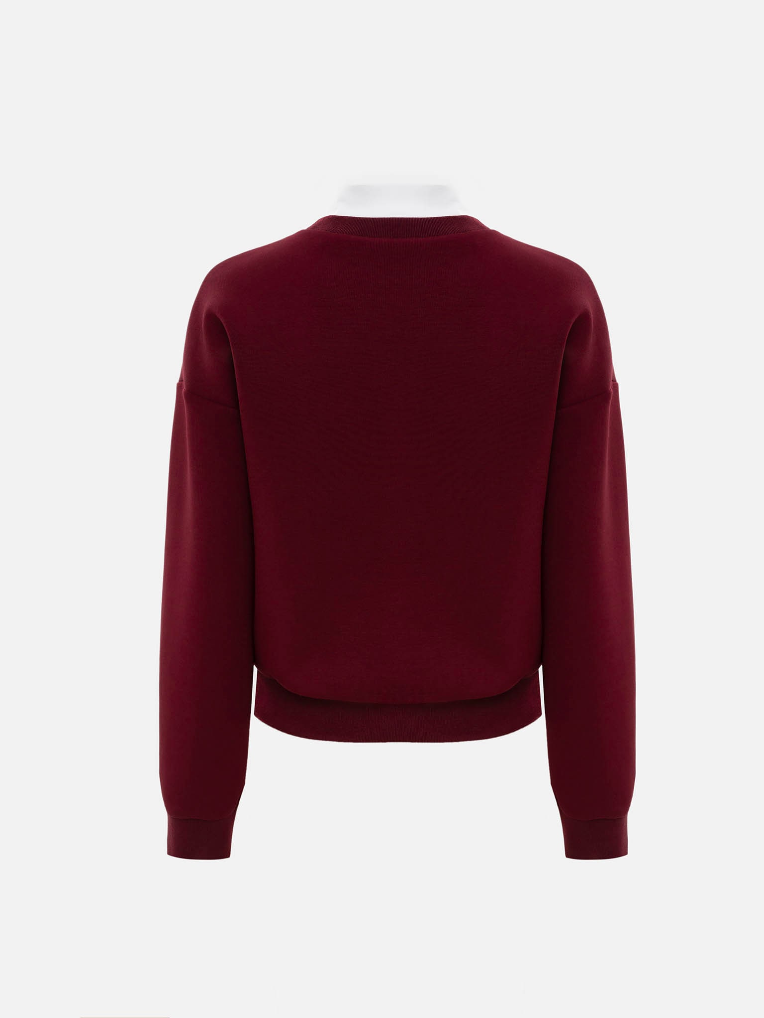 Luźna bluza z odpinanym kołnierzem