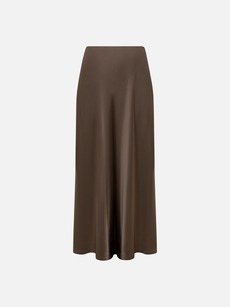 Flared floor length maxi skirt
