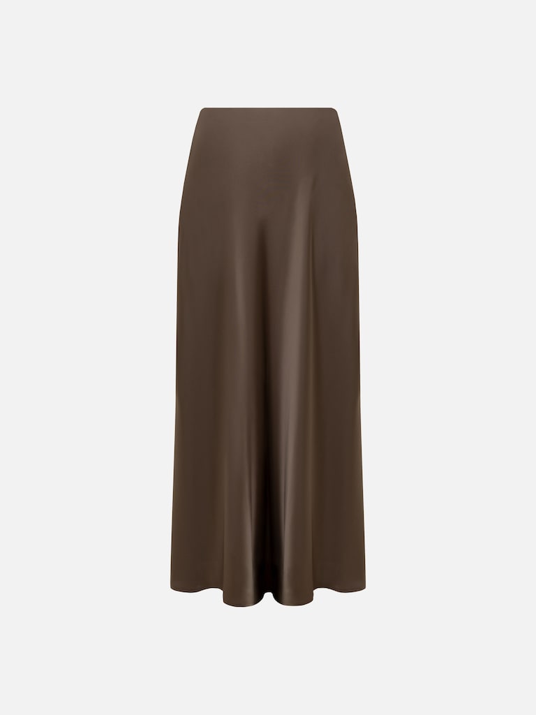 Flared floor length maxi skirt