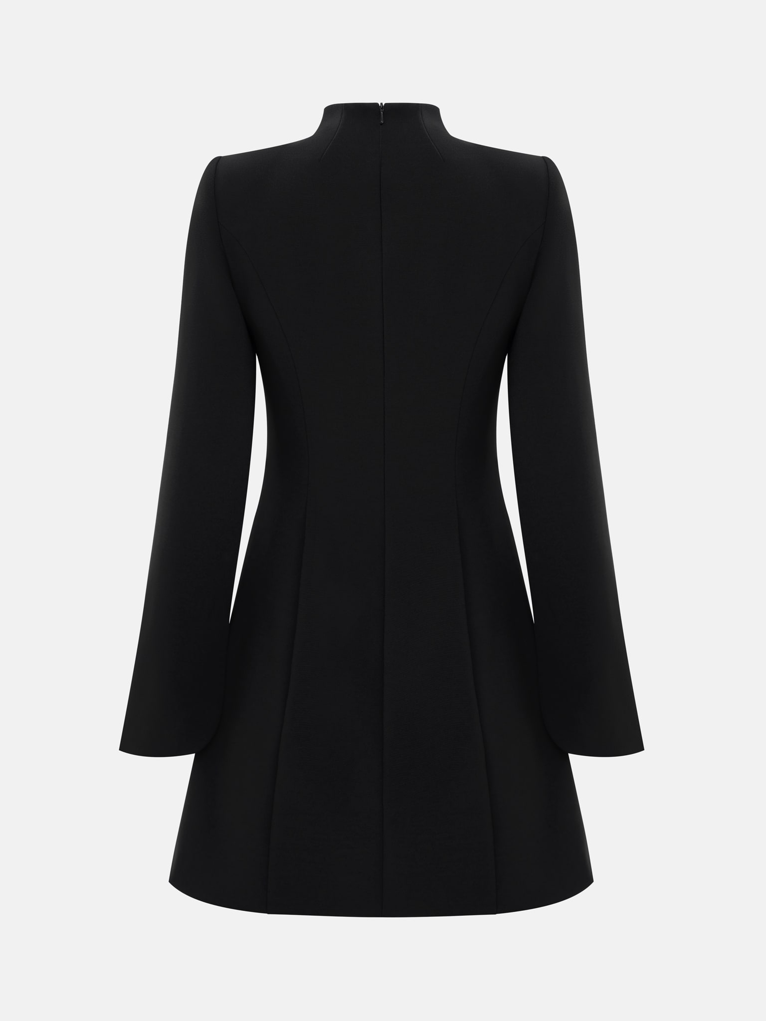 Mini robe fendue avec des boutons