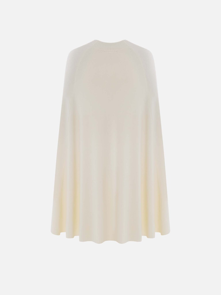 Viscose mini jersey dress with a train and matching belt