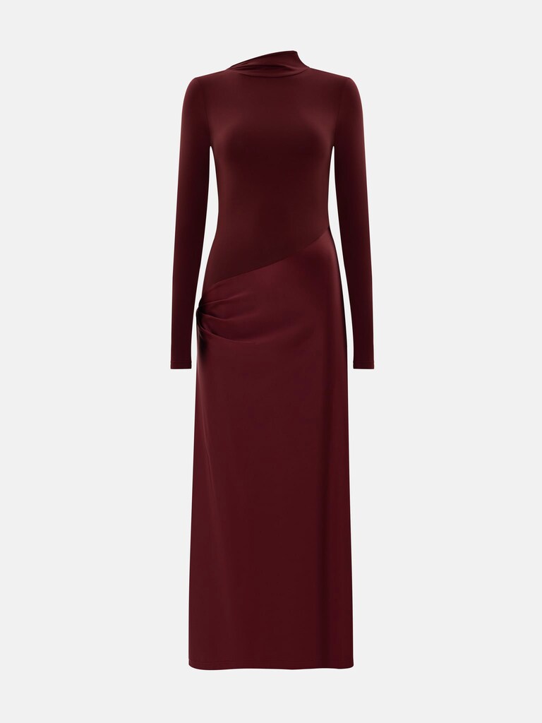 Combination maxi dress with detachable skirt