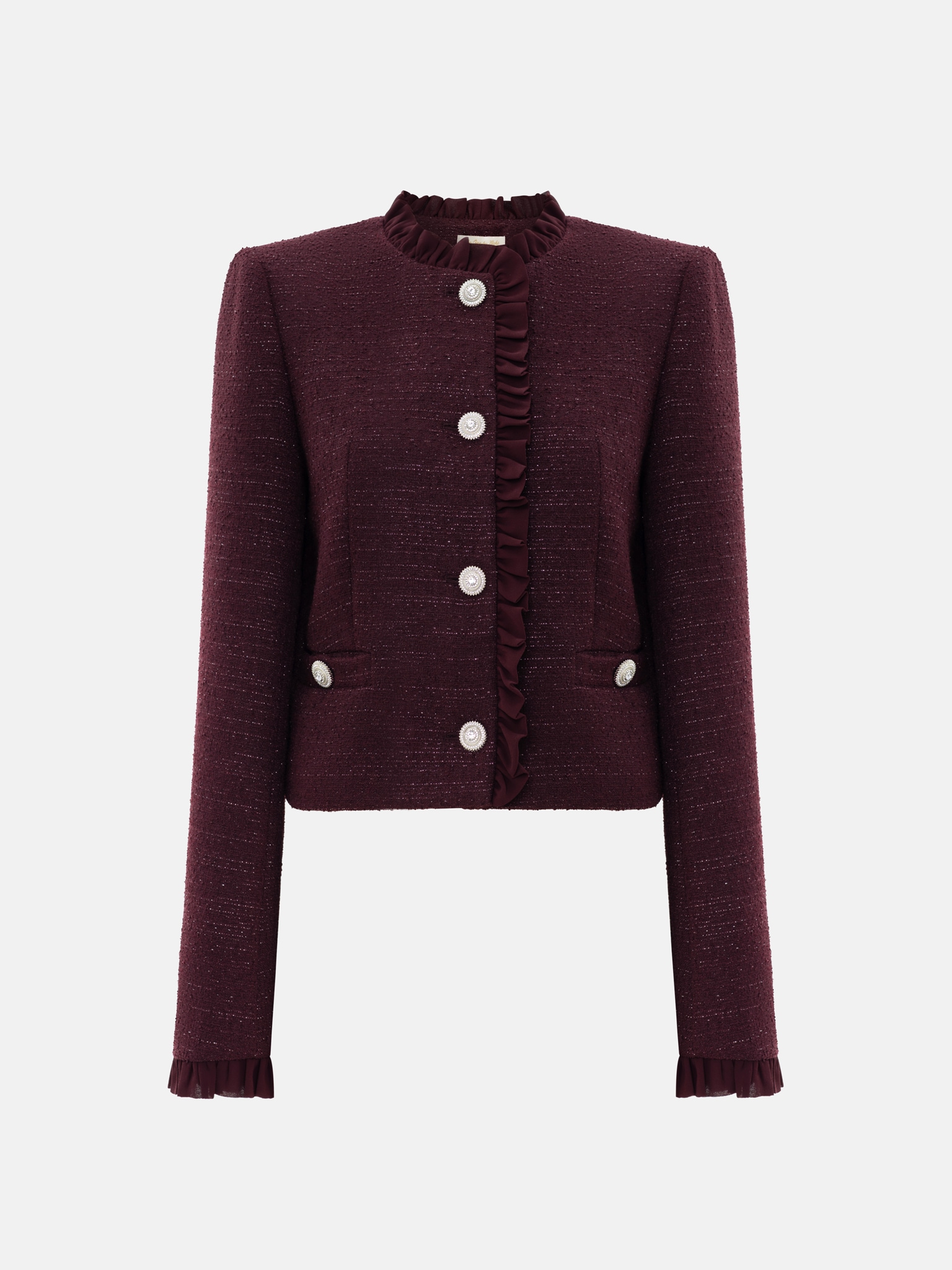 Herlipto Louise Classic Tweed Jacket 未使用 Herlipto Louise Classic Tweed Jacket 未使用 - メルカリ