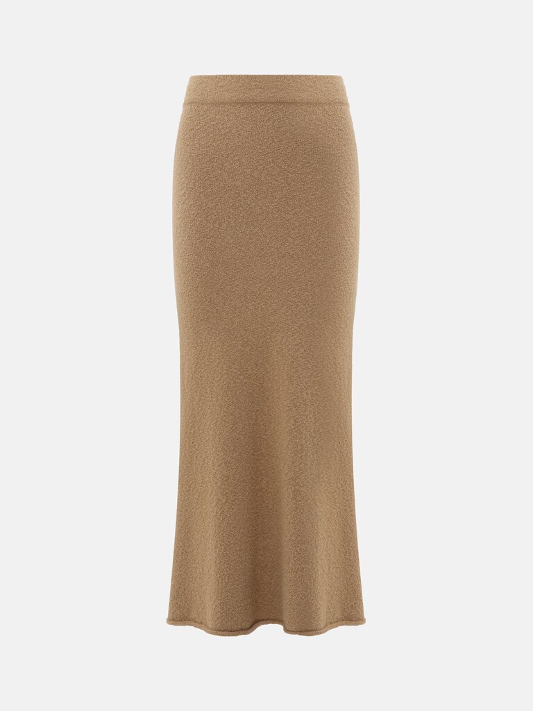 Knitted maxi skirt