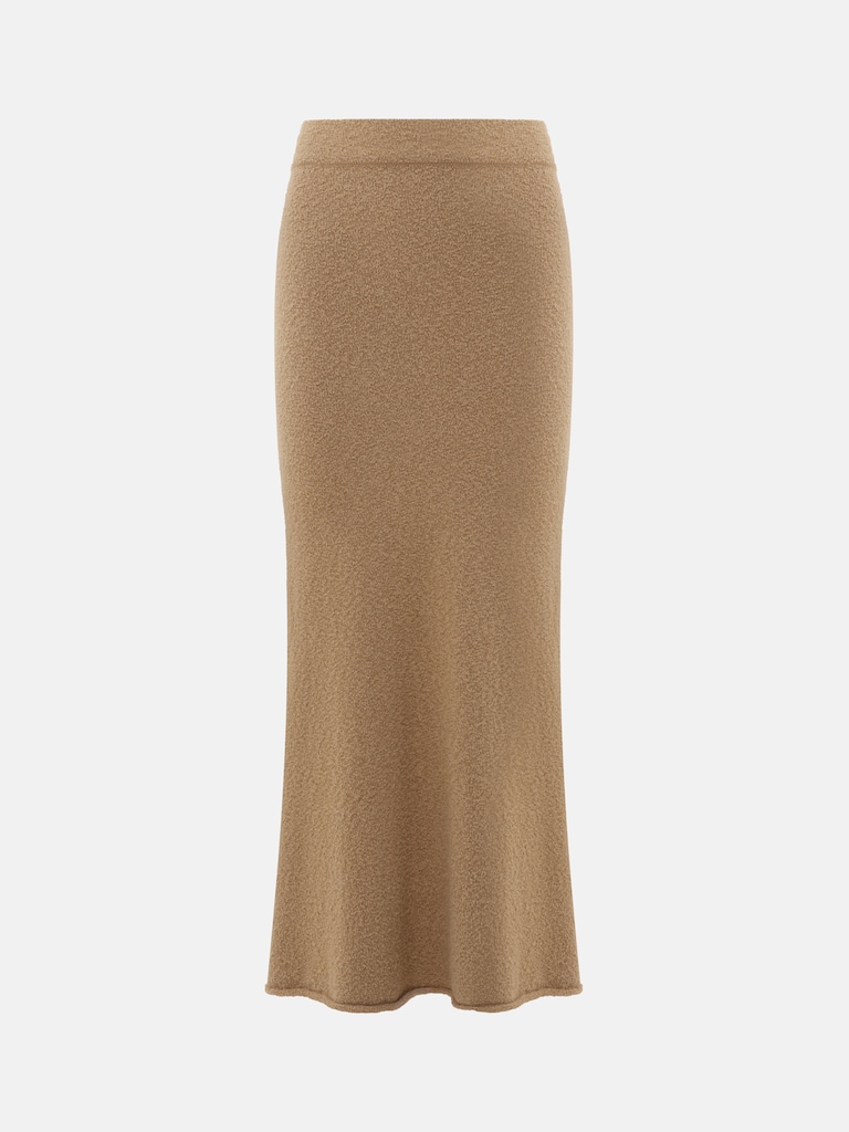 Knitted maxi skirt