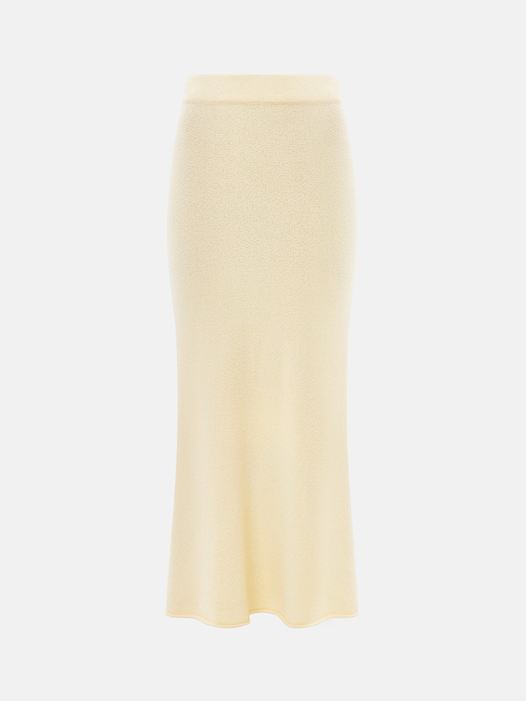 Knitted maxi skirt
