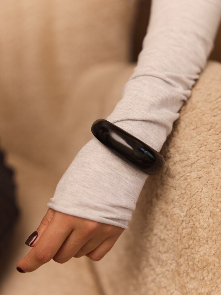 Voluminous round bracelet