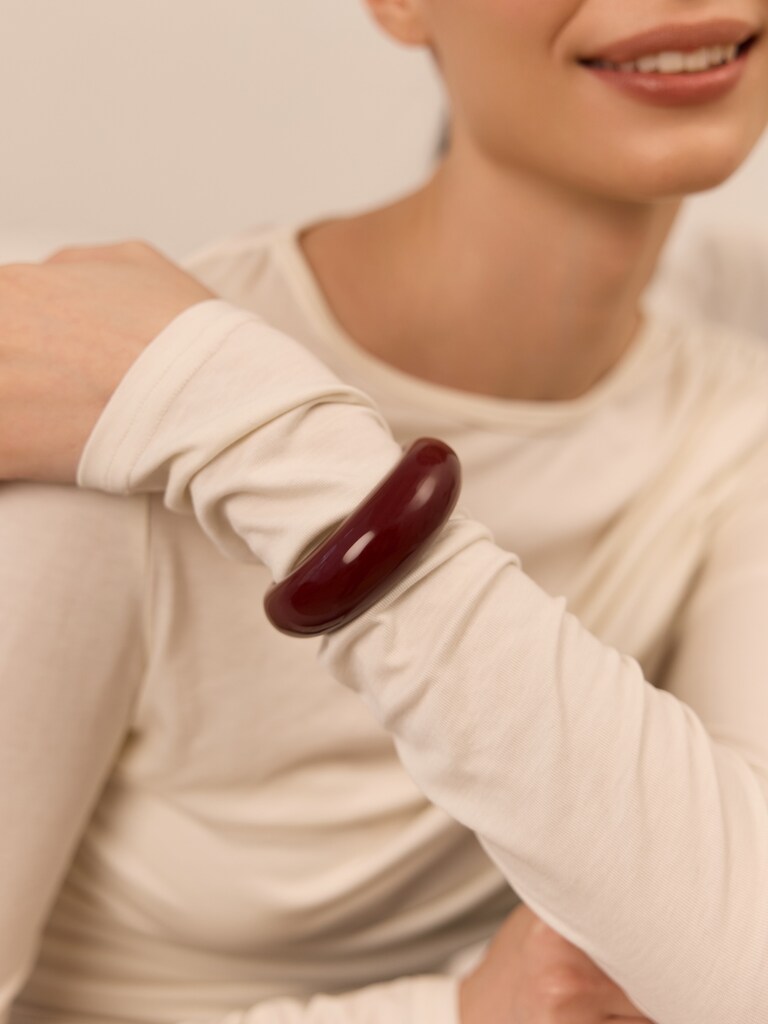 Voluminous round bracelet