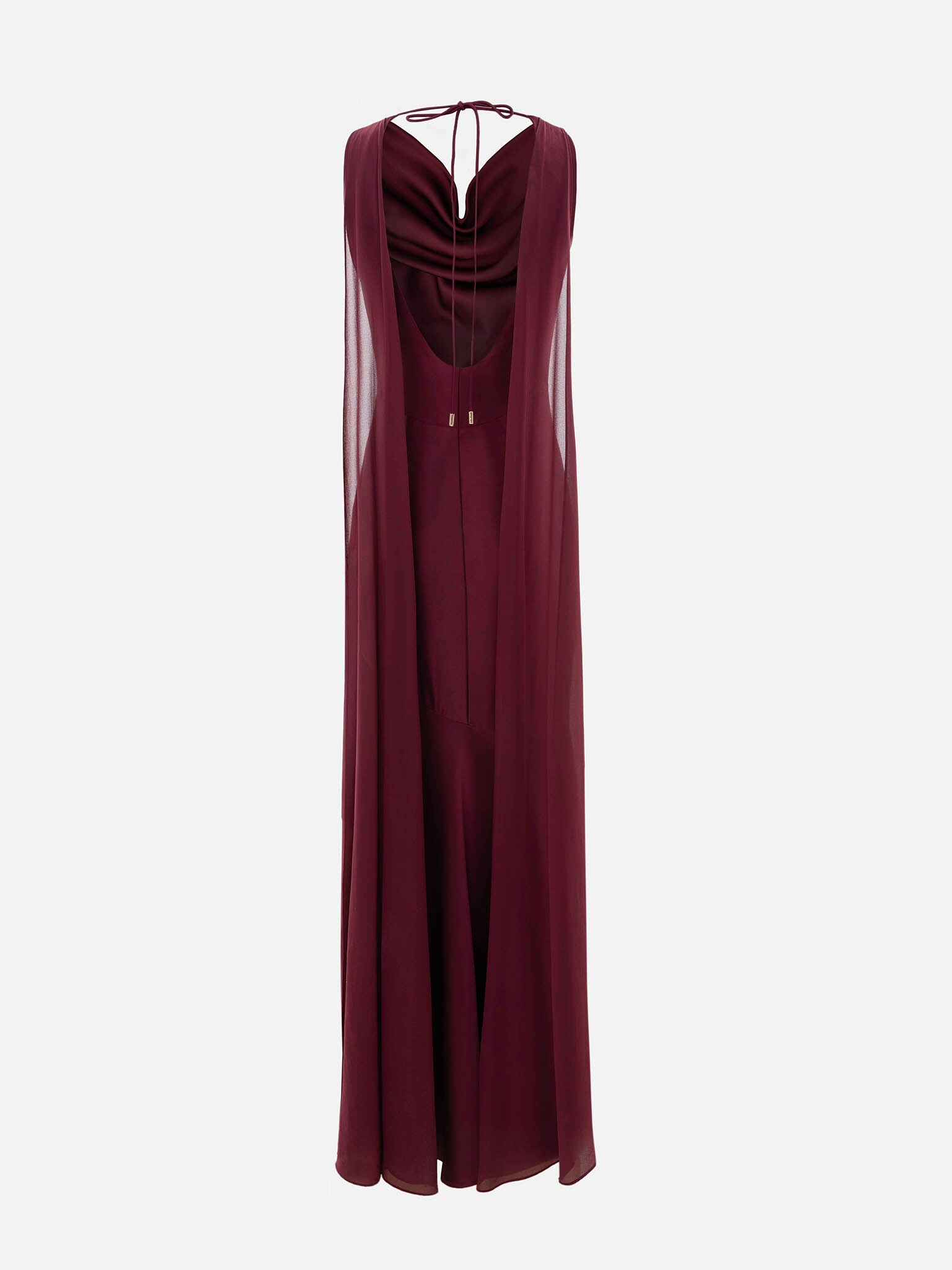 Sukienka maxi ze wstążkami na ramionach