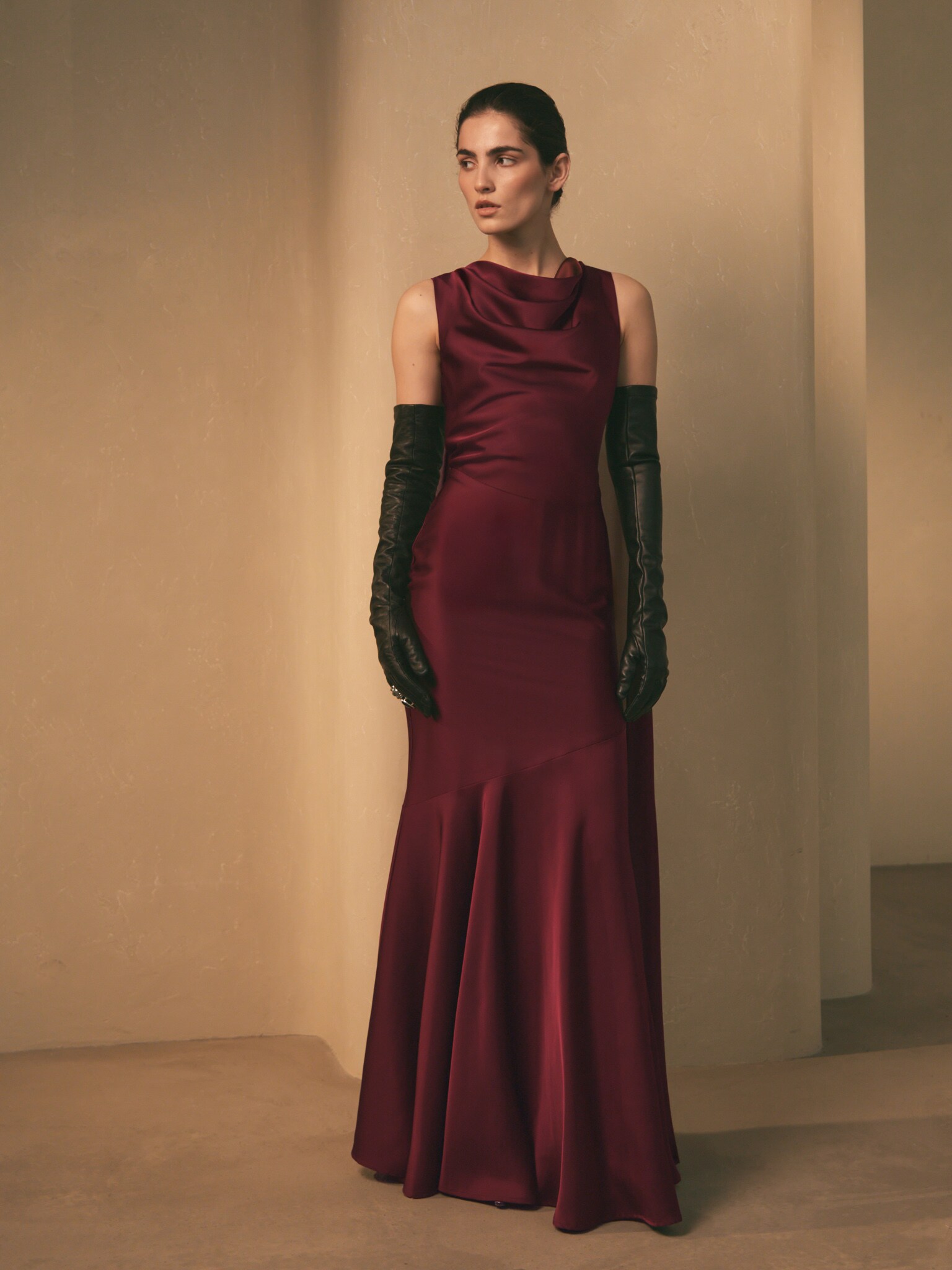 Sukienka maxi ze wstążkami na ramionach