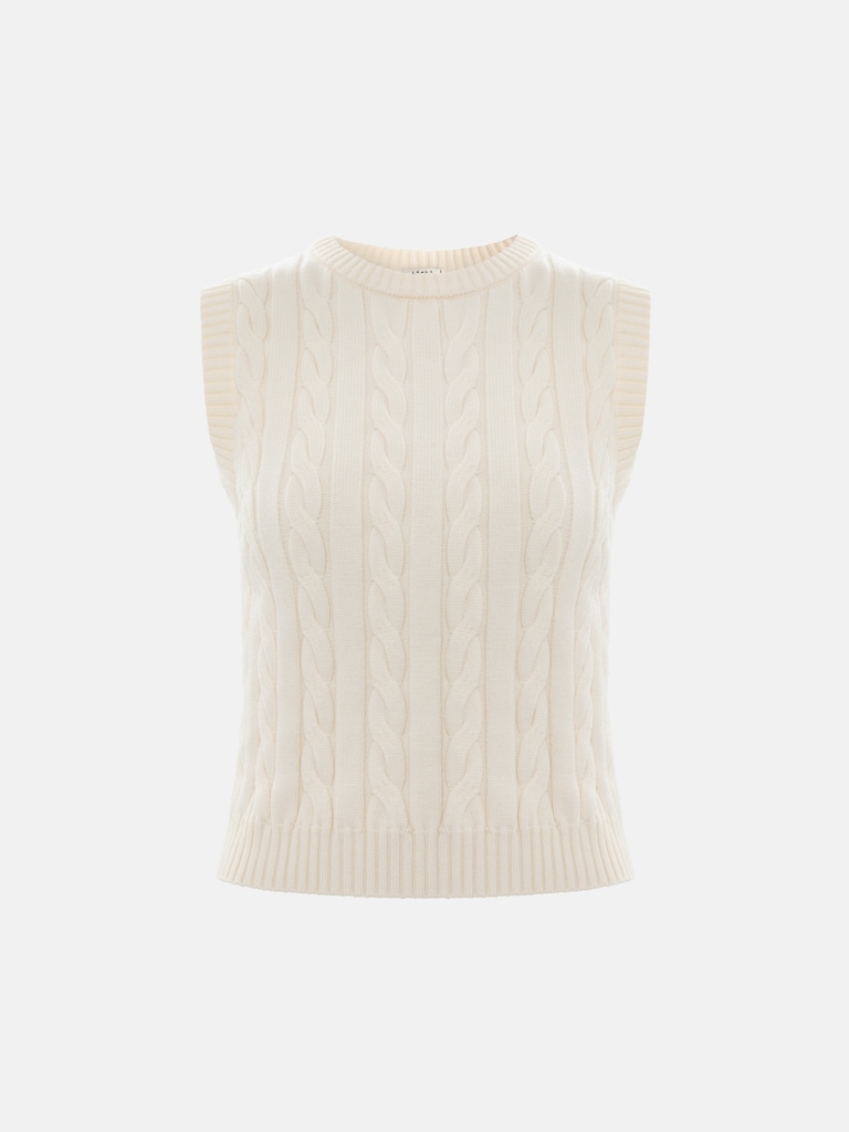 صدرية محبوكة ذات ملمس مميز