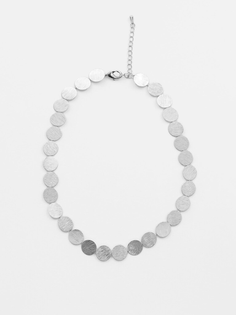 Колье из круглых блоков