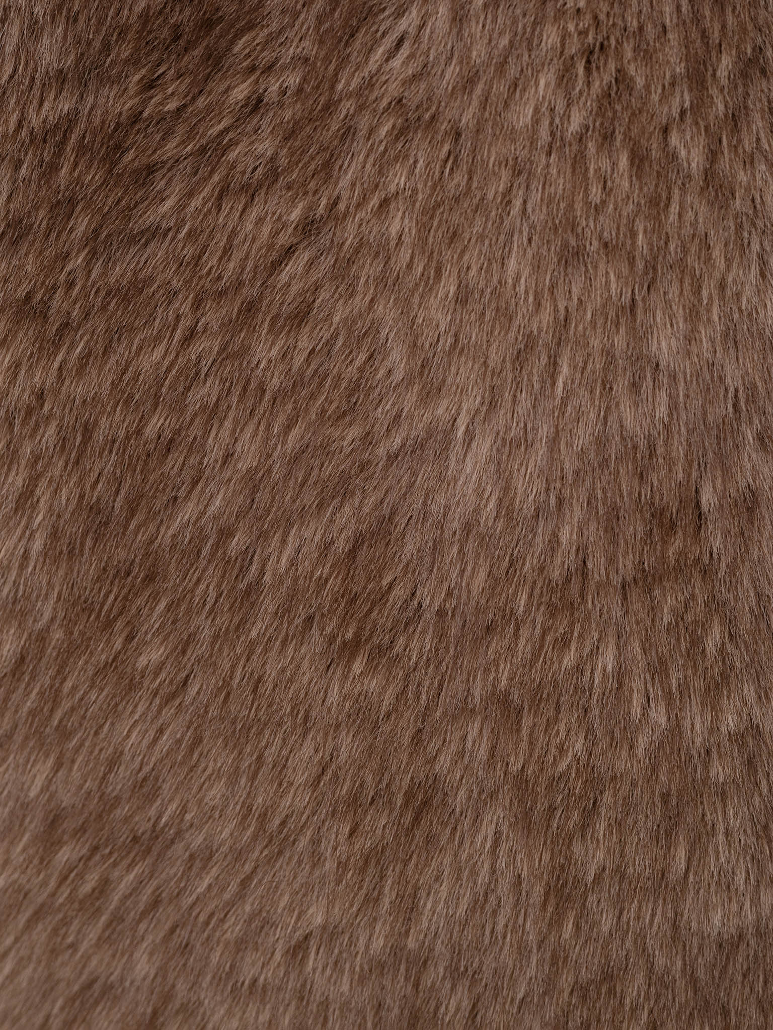 Voluminous mini eco-coat with wide collar