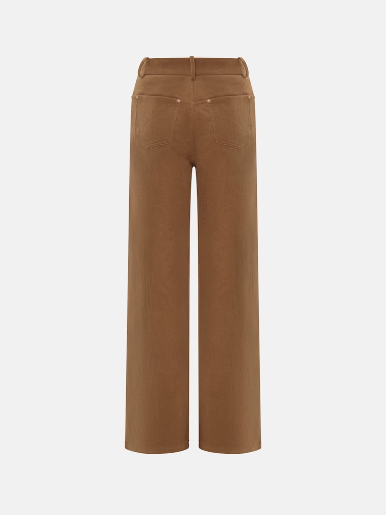 Weit geschnittene Cordhose